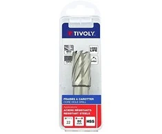 Tivoly Metalo gręžimo freza Ø30X60X30 мм HSS, tvirtinimas Ø19 мм, Weldon