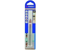 Tivoly Stiklo ir plytelių grąžtas su 2 pjovimo briaunomis, 10 mm kotas, Ø10 mm