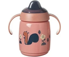 TOMMEE TIPPEE 300 ml 6+ mėn. WEANING SIPPEE puodelis – gertuvė, rožinė