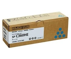 Ricoh SP C360HE (408185) Lazerinė kasetė, Žydra