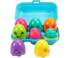 TOMY TOOMIES kiaušiniai su mėlynais garsais. E73563 /6