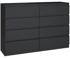 Top E Shop Komoda - Topeshop M8 140 Juoda