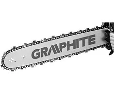 Graphite benzininis grandininis pjūklas 58G953, 2kW (2,7KM), 16" (400 mm)