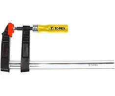 Spaustuvas stalinis, F, 120 x 800mm, TOPEX 12A128