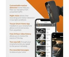 Piper „Toucan Wireless Outdoor Camera Pro“.