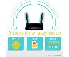 TP-LINK AC750 Wireless Dual Band 4G LTE Maršrutizatorius