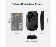 Modemas TP-LINK | 4G LTE mobilusis „Wi-Fi“ | M7000 | 150+50 Mbit/s | Tinklelio atramos Nr. | MU-MiMO Nr. | 3G/4G duomenų bendrinimas | Antenos tipas Vidinis | 1x micro USB