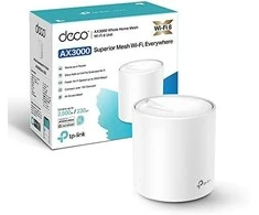 Belaidis maršrutizatorius P-Link Deco X50 Mesh WLAN Set (1 Pack), AX3000 Dual Band  &amp; Repeater (Range iki 232 m², WPA3)/Mesh Suppor