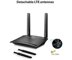 Maršrutizatorius TP-LINK | 4G LTE priedai | TL-MR100 | 802.11n | 300 Mbit/s | 10/100 Mbit/s | Ethernet LAN (RJ-45) jungle 2 | Tinklelio atramos Nr. | MU-MiMO Nr. | 4G | Antenos tipas 2xNuimamos išorinės antenos