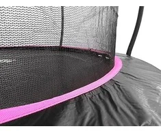 Trampolina Batutas Lean Sport Max 487 cm, juoda rožinė