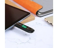 TRANSCEND 128GB USB3.2 USB-C atmintinė be dangtelio, juoda