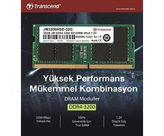 RAM TRANSCEND 32GB JM DDR4 3200Mhz SO-DIMM 2Rx8 2Gx8 CL22 1.2V