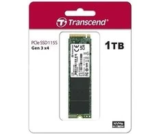 TRANSCEND 1TB SSD vidinis M.2 2280 PCIe Gen3x4 NVMe TLC be DRAM