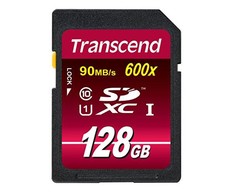 Atminties kortelė „Transcend SDXC 128GB Class10 UHS-I 600x Ultimate“ atmintis