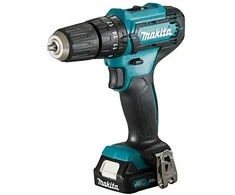 Makita HP333DWAE Akumuliatorinis smūginis gręžtuvas 12V MAX, 2x 2,0 Ah Li-ion 30/14 Nm, 1,1kg, 10mm