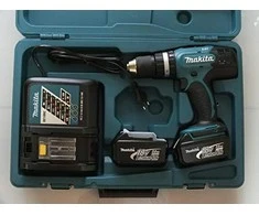 Smūginis suktuvas-gręžtuvas Makita DHP453RFE; 18 V; 2x3,0 Ah akum.