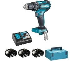 Suktuvas gręžtuvas smūginis 18V DHP485RF3J MAKITA