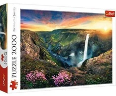 Trefl Dėlionė 2000 vnt. - Háifoss krioklys, Islandija