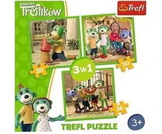 Trefl Dėlionė 106 vnt. - Treflikų šeima