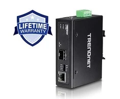 TRENDnet Converter Industrial 100/1000Base-T SFP Media IP 30