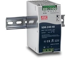 TRENDnet DIN bėgis 48V 240W maitinimo šaltinis, skirtas TI-PG80
