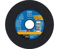 Nerūd. plieno pjovimo diskas PFERD EHT 125x1,6mm A46 P PSF-INOX