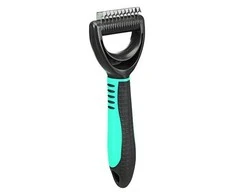TRIXIE Fur detangler, Grėblys susivėlusiam kailiui, plastm.-metal., 6x18 cm