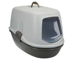 TRIXIE Berto Top kačių tualetas namelis, su atskyrimo sistema, 39x42x59cm, rudas/šviesus