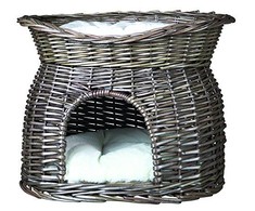 Trixie Wixlin lair su 2 pagalvėmis, 54 × 43 × 37 cm, pilka