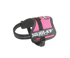Trixie diržai Julius-K9, Baby 2/Xs-S: 33-45 cm, fuksija