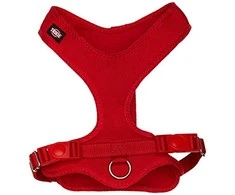 TRIXIE Comfort Soft touring petnešos, S-M 35-60cm/20mm, raudonos