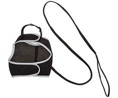 Trixie Katės su pavadėliu, XXL, 36-54 cm, 1,20 m, juoda