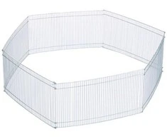 Trixie Graužikų tvorelė, metalinė, 6 dalių, 48x25 cm