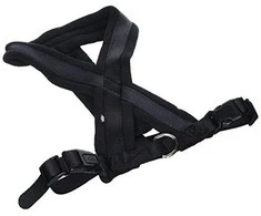 TRIXIE Premium touring petnešos, S-M 40-70cm/20mm, juodos