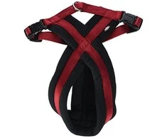 TRIXIE Premium touring petnešos, M 45-80cm/25mm, raudonos