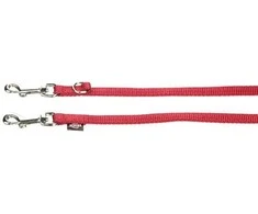 TRIXIE Premium pritaikomas pavadys, dvisluoksnis, XS 2m/10mm, raudonas