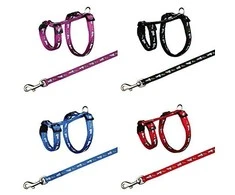 Trixie Petnešos su pavadėliu triušiams, 25–44cm/10mm, 1.25m