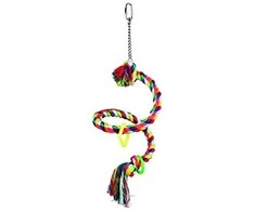Trixie Lakta iš virvės, spiralės formos, paukščiams, 50 cm/ 21 mm