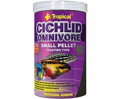 Tropical Cichlid Omnivore Mažos Granulės 250ml