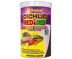Tropical Cichlid Raudona ir Žalias Large Lašeliai 1000ml