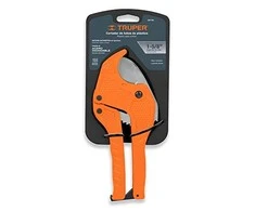 Plastikinių vamzdžių žirklės . Tvirtas metalinis korpusas, nerūdijančio plienmo gelęžtė. Vamzdžiams iki 41 mm. Terkšlinis mechanizmas Truper®
