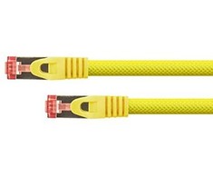 Python Series Python RNS Patchkabel Cat.6 S/FTP PiMF PVC 250MHz OFC 0,5m gelb
