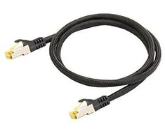 Python Series Python Patchkabel mit Cat.7 Rohkabel S/FTP PiMF halogenfrei 0,5m juodas