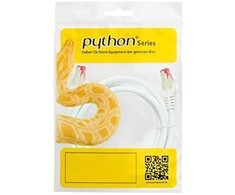 Python Series Python RNS Patchkabel Cat.6 S/FTP PiMF PVC 250MHz OFC 1,0m balta