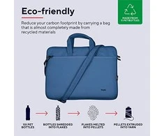 Trust Mėlyna Krepšys nešiojamam kompiuteriui BOLOGNA 16" ECO Mėlynas