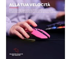Pelė žaidimams Trust GXT 109 Felox usb 2.0, rožinė