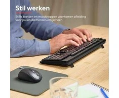 Klaviatūra Perifērijas komplekts Trust Ody II Silent Juodas