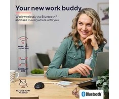 TRUST Kompaktiška belaidė Primo Bluetooth® pelė, Juoda (24966)