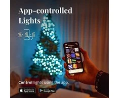 Kalėdinė išmanioji lempučių girlianda Twinkly Strings 400 LED RGB, daugiaspalvės