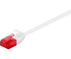 MicroConnect U/UTP CAT6A Slim 3M Baltas
